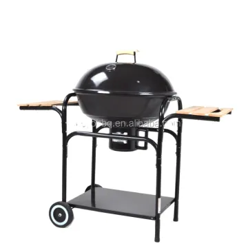 Trolley Design Outdoor Bbq High Quality Charcoal Bbq Grill With Removable Ash Catcher