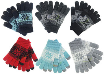 For Tablet Pc, And Iphone Ipad Winter Touch Screen Gloves With Embroider Logo And Printed Logo