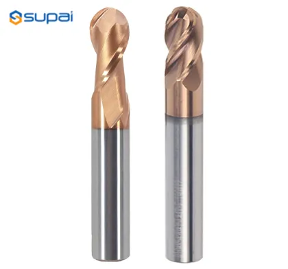 Voll Hartmetall 2FlöTen Kugel FräSer CNC HartmetallFräSer