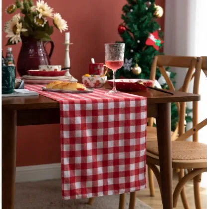 Affordable Macrame Burlap Christmas Table Runners