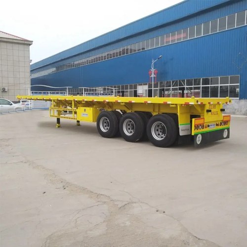 3 Axle 45 Foot Flatbed Trailer