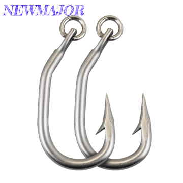 Newmajor 3.0#- 4.2# Salzwasserfischerei Thunfischhaken Edelstahl Fishhook