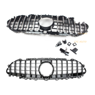 Black GT Style Front Kühlergrill für Mercedes-Benz CLS Klasse W257 Coupé C257 2019-2021