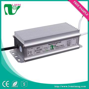 6.67a CE ROHS certification waterproof led driver for led strip light IP67