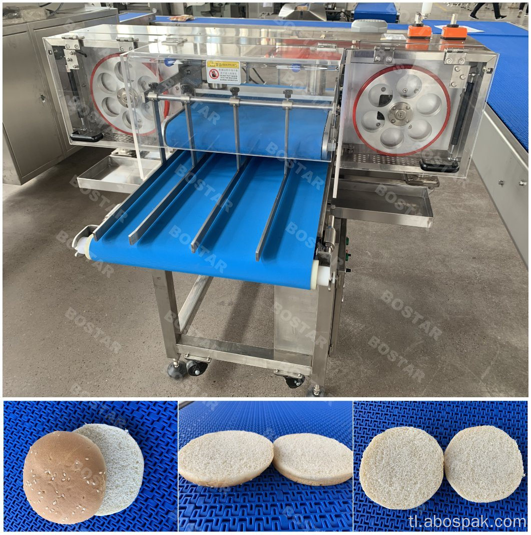 Bostar Burger Buns Horizontal Packaging Machine na may Slicer