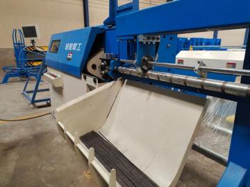 wire straightening and cutting line