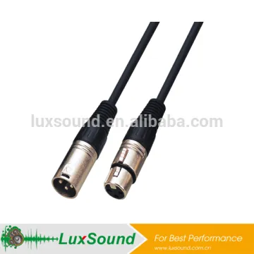 Nickel plated XLR MIC cable, balanced cable, professional microphone cable