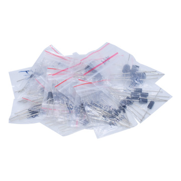 Commonly Used Rectifier Diode Pack - 22 Types, 255 Pieces Total (1N4007, 5408, 5822, 1N4148, DB3 DIP)