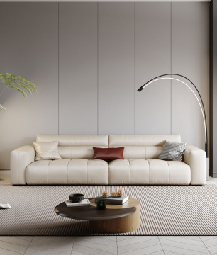 Cloud-Style Cozy 2-Seater Sofa