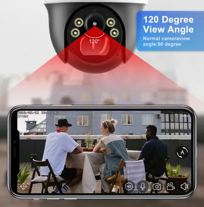 4MP Full Color Wireless CCTV Security Camera for Home Surveillance