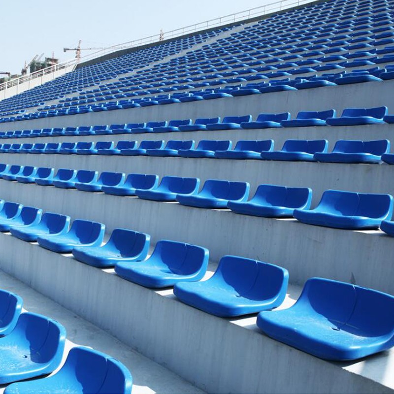 Front Mounted Folded Telescopic Bleachers Stadium Seat Chair