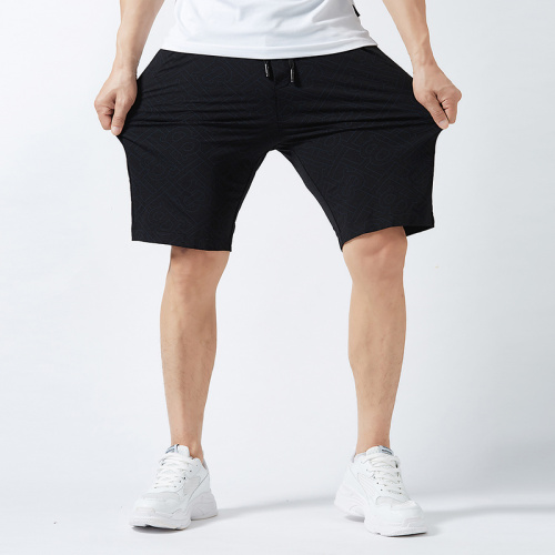 Pantalones holgados de playa con cordones para hombre