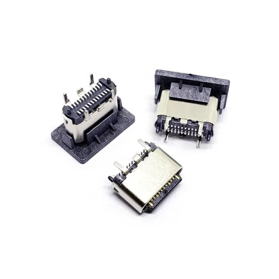 Wholesale 24 Pin Vertical Female USB Type C Connector for Fast Data Transfer and Power Charging