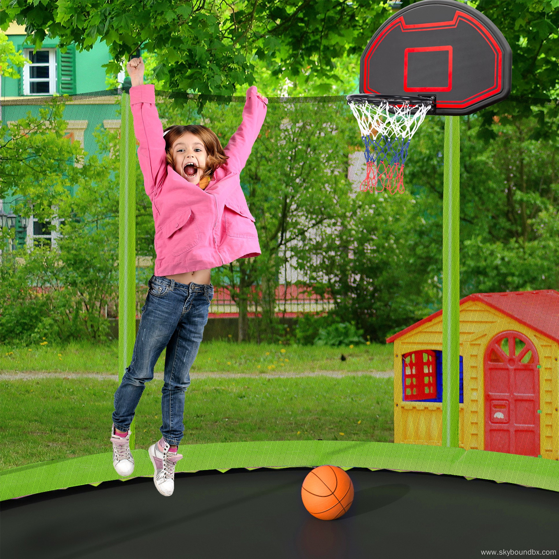 kids commercial trampoline for baby air round trampoline