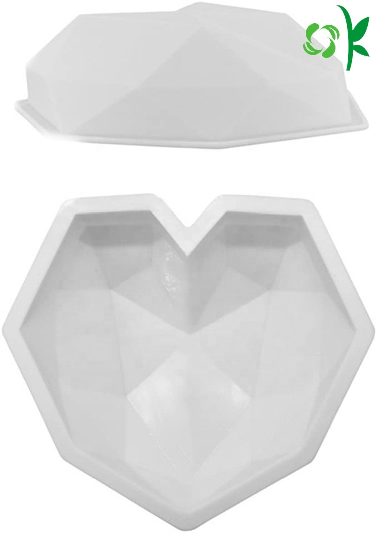 Silicone Heart Diamond Shaped Cake Mold