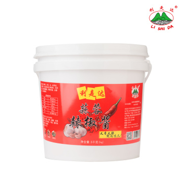 Knoblauch-Chili-Sauce 5 kg Plastiktrommel