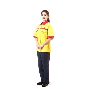 Oil Field Coverall Shirt Short Lengan Pendek Tahan
