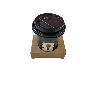 papírový držák na kelímky s 1 kelímky