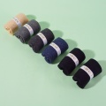 knitted 6 pairs elasic mens cotton crew socks