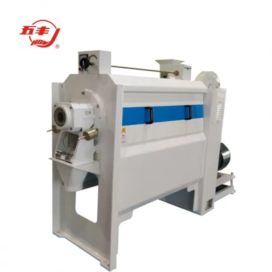 Large Scale WFPN5500 4.5-6.5TPH Jet Air emery roller Horizontal Parboiled Rice whitening equipment in India