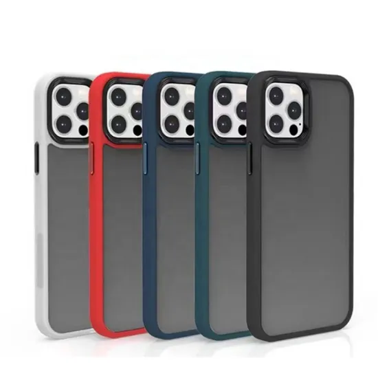 Ultra Thin Hard Matte Shockproof TPU+PC Slim Anti-Scratch Phone Case for iPhone 15/14/13/12/11 Mini Pro Max