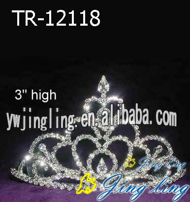 Wholesale Wedding Crystal Crowns TR-12118