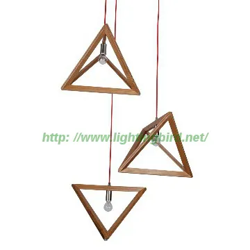 Decorative Wooden Pendant Light fixtures For Hotel And Home