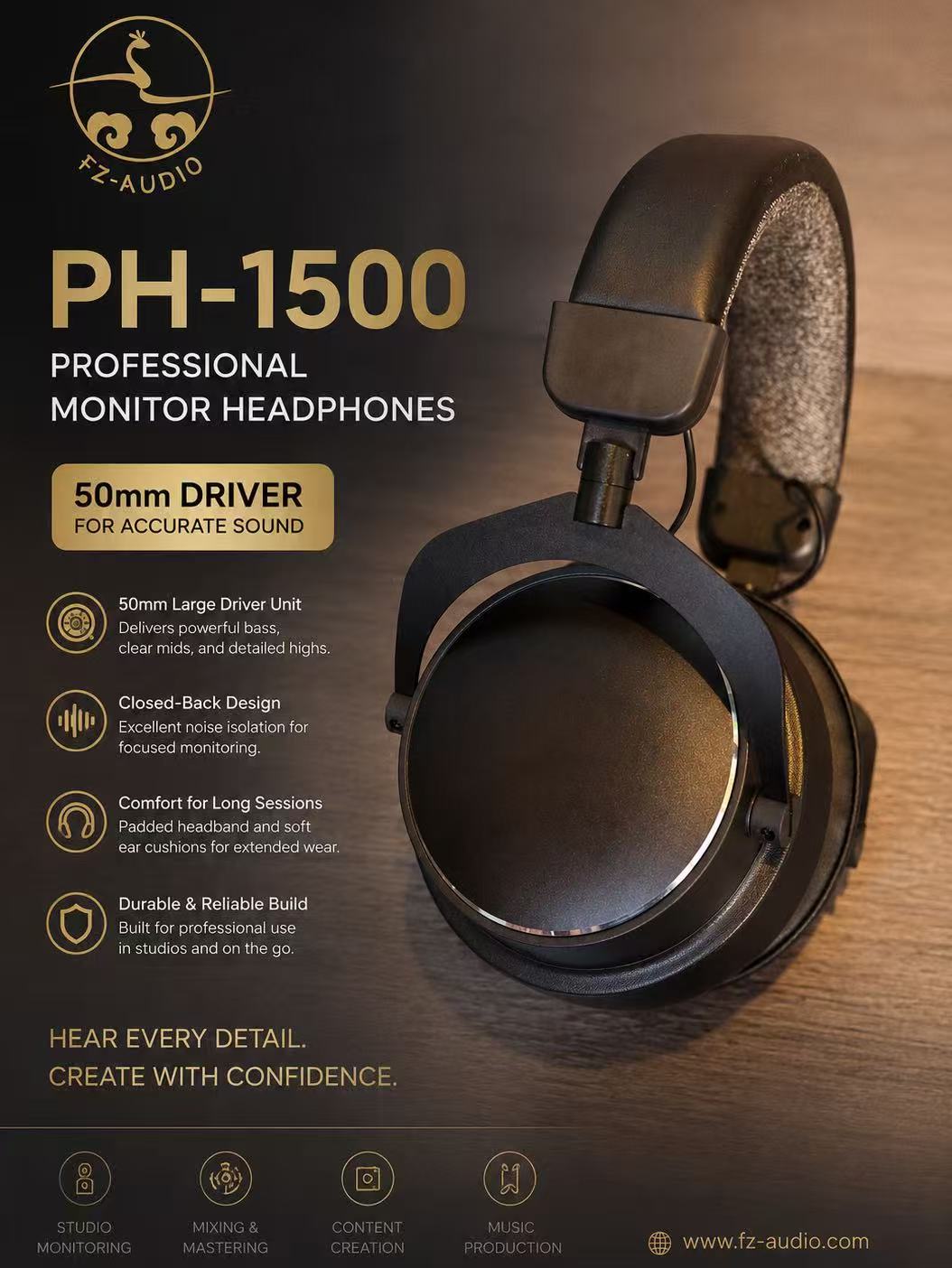 PH-1500 Closed Headphones PH-1500 Closed Headphones