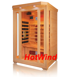 Senior Quality Infrared Sauna Room Family Sauna Canadian Hemlock