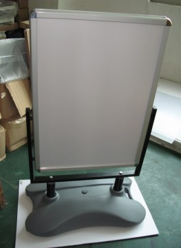 Water base swinger poster holder signs with wheels