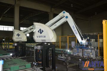 Industrial Robotic Arm Palletizer Save Labour Cost Moving Robot Stacker Machine 160kg Load