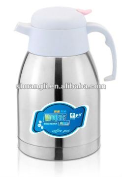 Colorful Double wall stainless steel Vacuum coffee Pot SL-KBH