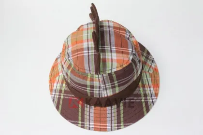 mohawk diamond checkedplaid unique customize funny bucket hat