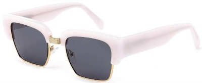 C3 Acetate Sunglasses Translucent White