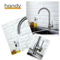 Single handle swivel stainless steel kitchen mixer taps