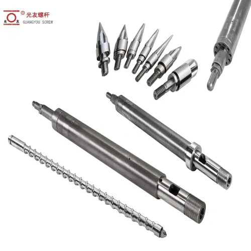 High-Output Injection Molding Machine Screw at Barrel Parts na may Tungsten-Carbide Coating