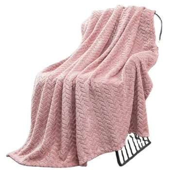 Soft Fleece Blanket - Lightweight and Decorative Weighted Blanket for Bed