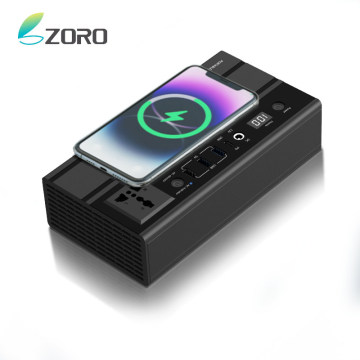 Zoro AC220V DC12V Enerji Bankası: Kablosuz şarjlı taşınabilir elektrik santrali