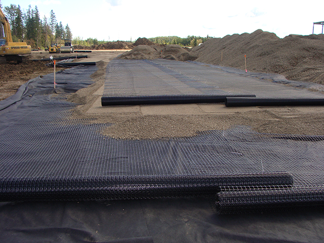 PP Biaxial Geogrid 30kn Bavement