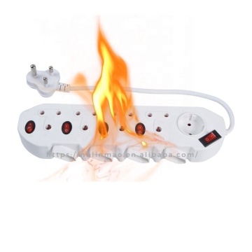 Νότια Αφρική 7-Outlet Surge Protector Power Strip με πρίζες μεταγωγής