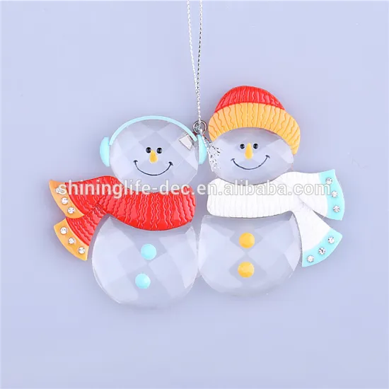 new style christmas decoration snowman brothers ornament