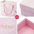 Gift Packaging Pink Marble Wedding Box