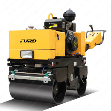 800kg Walk-behind full hydraulic diesel powered road roller with reliable performance