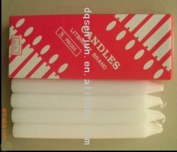 27g White Candle,Church Candle,white pillar candles