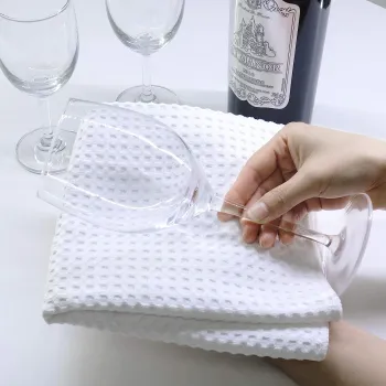 High Absorbency Polishing Dish Glass Cleaning Towel