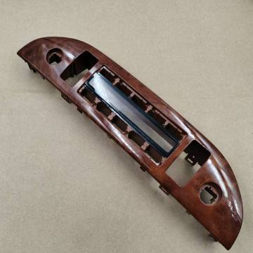 Papan Pemuka Pusat Aksesori Kereta A/C Panel Panel Butang Panel untuk Toyota Camry 2002-2006 Warna Kayu