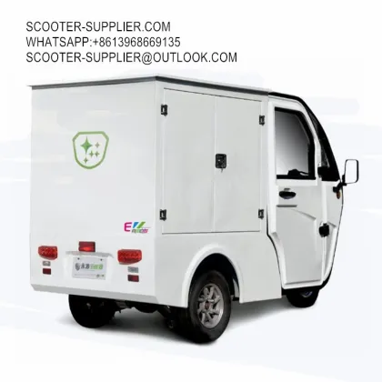Electric Car City Logistics Vehicle