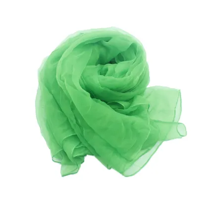 Luxury Custom Korean Long Chiffon Shawl Muslim Hijab Silk Scarf