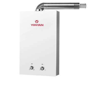 Instant gas water heaters with chimney