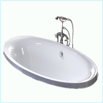 Luxurious Oval Shaped Bubble Bathtub (EW1301)